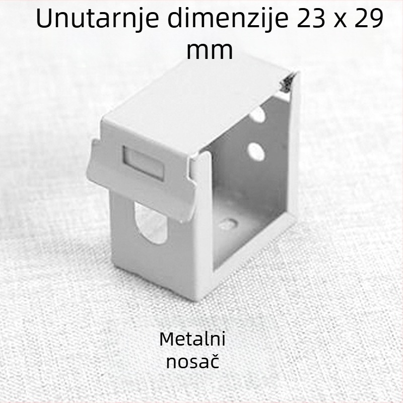 Držač koda za rimske i rolo zavjese – pribor za montažu s perlama, mekana gazasta zavjesa