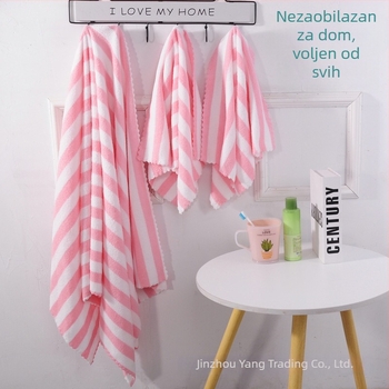 Set ručnika u poklon kutiji (3 kom) — ručnici od koralnog pliša, s logom, prilagodljivi, preko 500 g