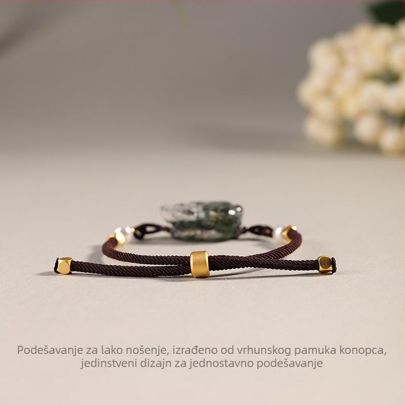 Narukvica s kristalom duha, elastična užad, individualno pakiranje, ljeto 2023 izdanje