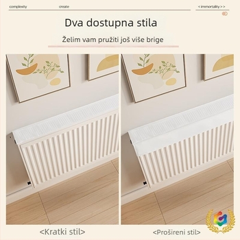 Pokrov za radijator protiv prašine, jednostavan i moderan stil, za dnevni boravak.