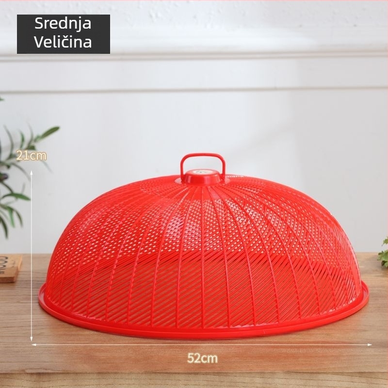 Kružni plastični poklopac za povrće – polipropilen, protiv muha i prašine, za blagovaonu i kuhinju