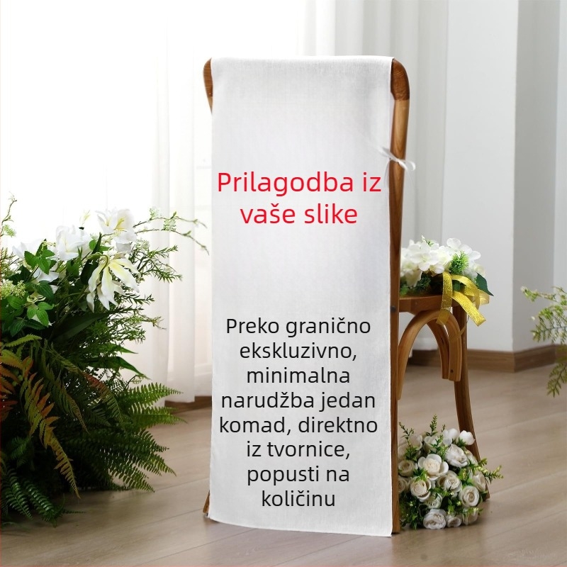 Natpis za rezervirano sjedenje na svadbenu stolici, veličina 15 x 50 inča