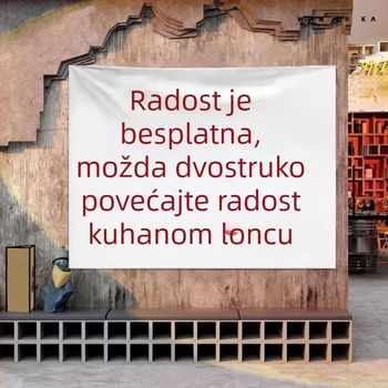 Tapiserija za pozadinu za kampiranje na otvorenom, najlonska tkanina, glavni sastav 30–40%, moderni minimalistički stil, ručno pranje