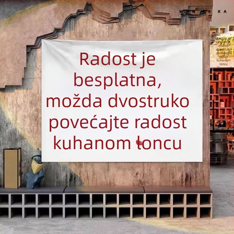 Tapiserija za pozadinu za kampiranje na otvorenom, najlonska tkanina, glavni sastav 30–40%, moderni minimalistički stil, ručno pranje