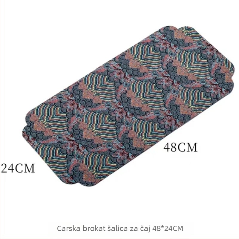 Zastavica za čajni stol – novi kineski stil, kineska serija vjetra, mješavina materijala, acetatna vlakna, prilagodljivo obrada