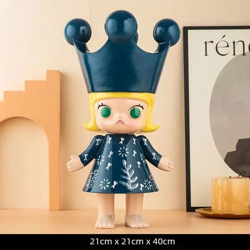 Figura princeze od smole za stol, koreanski stil, pogodna za poslovna darivanja