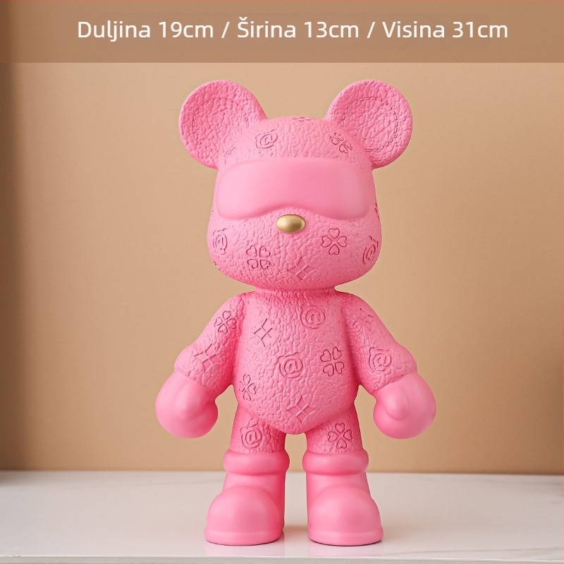 Kashi smolna karikatura ručno izrađena figura medvjed-štednjak za dnevni boravak, TV ormarić i hodnik