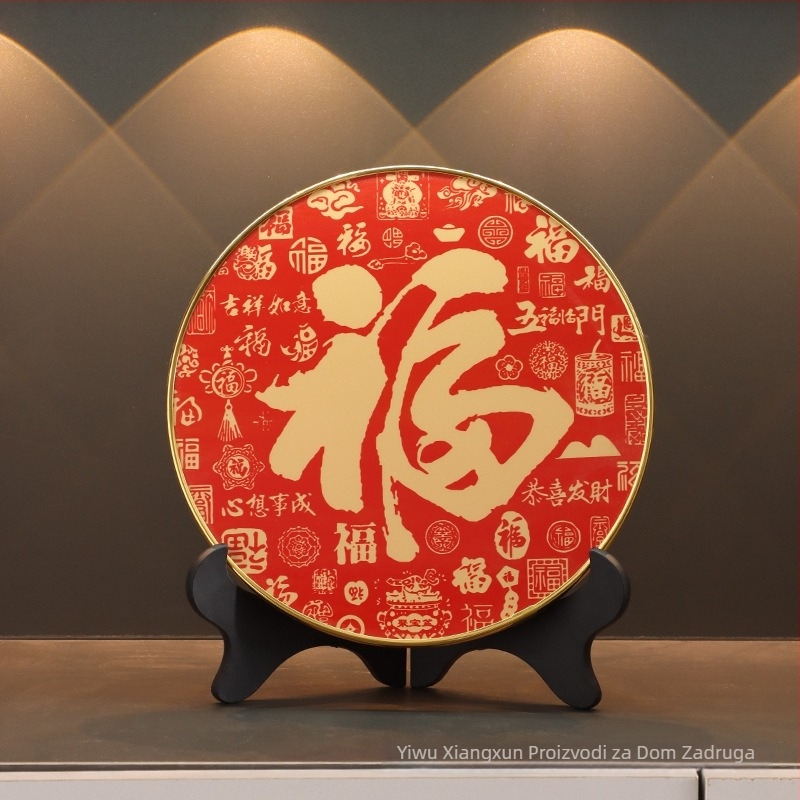 Dekorativna figurica u kineskom stilu, od sintetičke smole, poluručna i polu-mehanička izrada