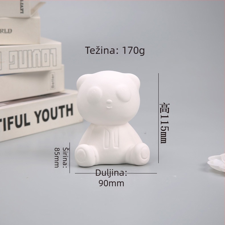 DIY oslikana keramička vaza — europski stil, ručna izrada, brend Zhenchengyi, Kategorija: Životinje, Pakiranje: kartonska kutija