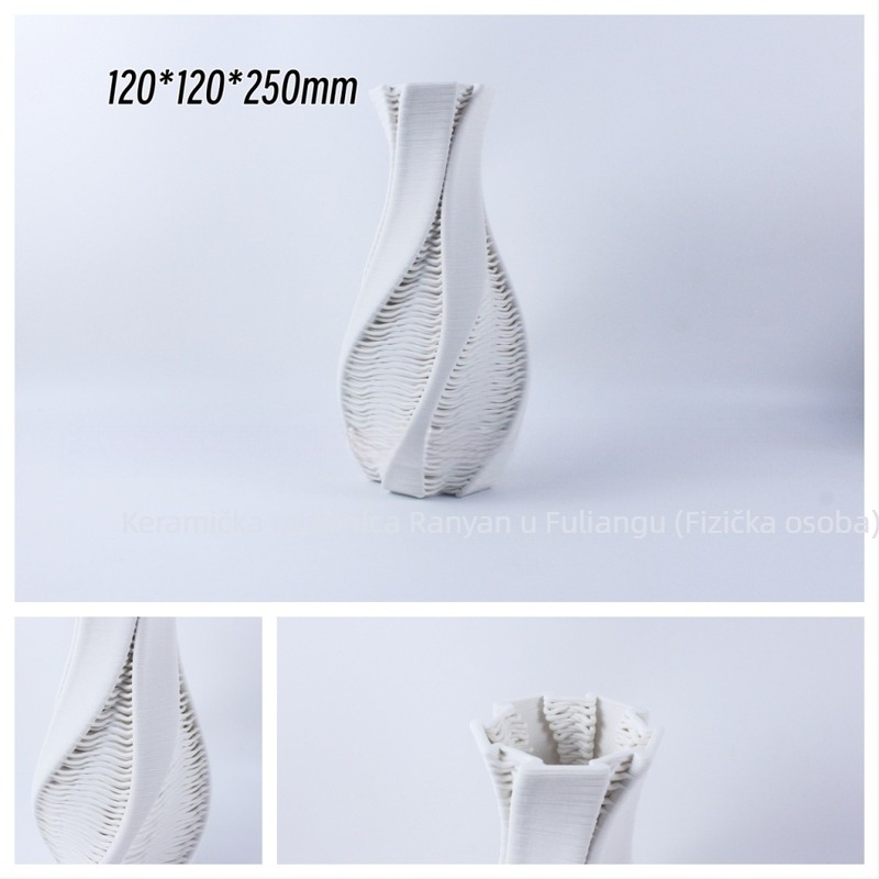 Porcelanska vaza, moderni minimalistički stil; materijal: porcelin; kategorija: vaza; pakiranje: obična ambalaža.