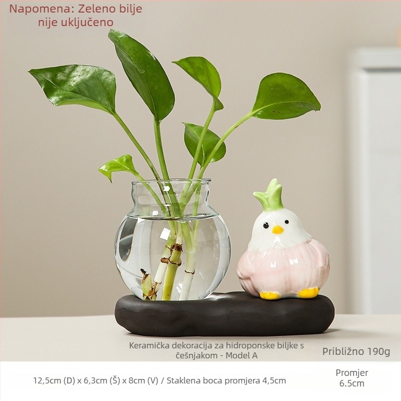 Keramički ukras ptice, karikatura stil, stolna dekoracija, poklon od Smart forest