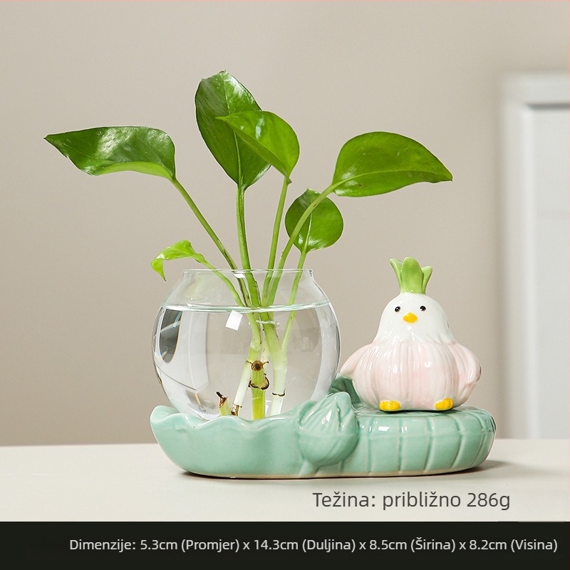 Keramički ukras ptice, karikatura stil, stolna dekoracija, poklon od Smart forest