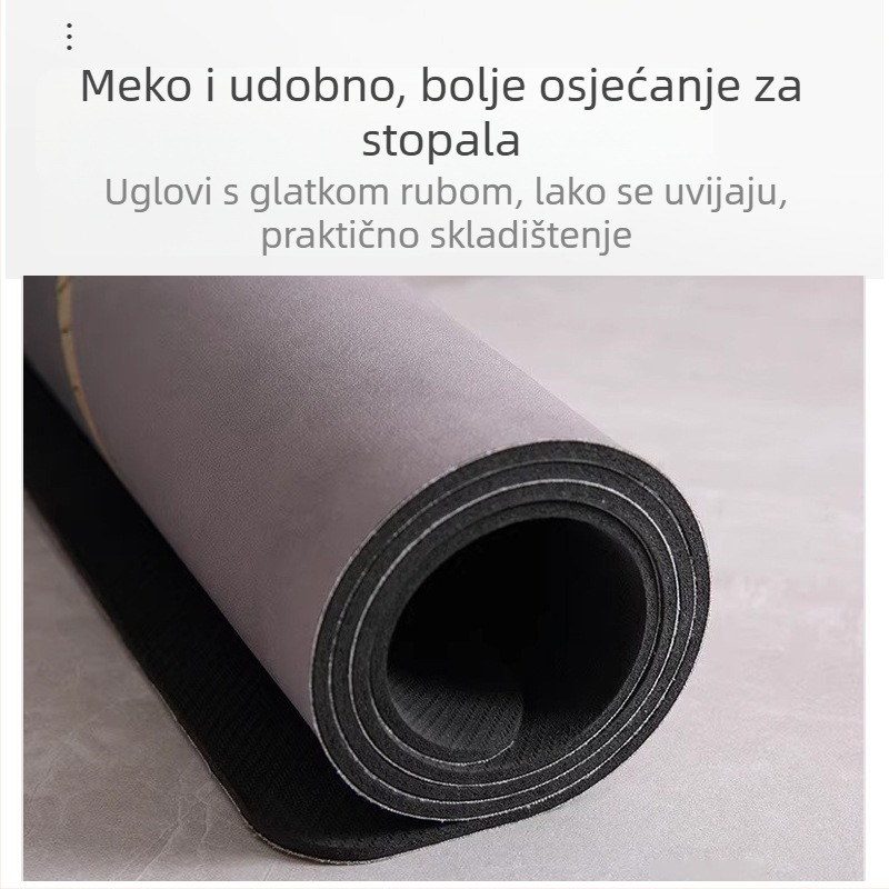 Kuhinjska podloga od diatomske gline, protuklizna, upija vodu i ulje, periva