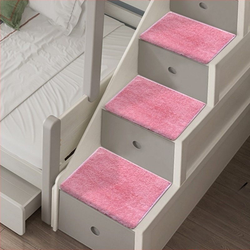 Tepih za stepenice dvokatnog kreveta, sintetička vlakna, ručno pranje, jednobojna, za dnevni boravak