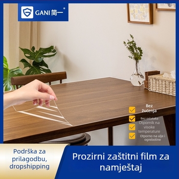 Prozirna samoljepljiva zaštitna folija za namještaj (PET, 99% PET sadržaj, jednostavan i moderan stil)