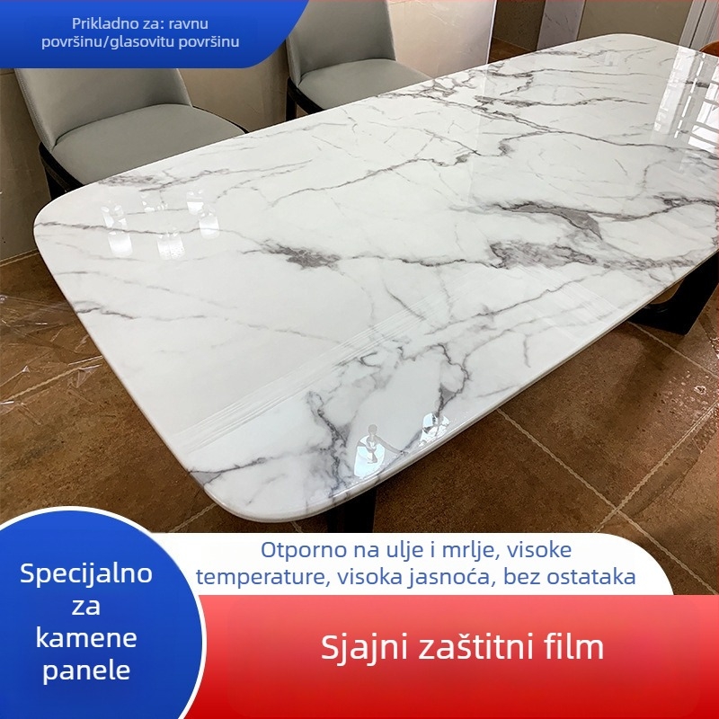 Prozirna samoljepljiva zaštitna folija za namještaj (PET, 99% PET sadržaj, jednostavan i moderan stil)