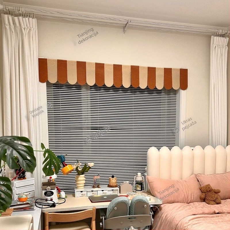 3D zidna naljepnica u šumskom stilu, prugasti uzorak; (Materijal: netkana tkanina; Funkcija: vatrootporna; Tip: 3D zidna naljepnica; Prostor: dječja soba)