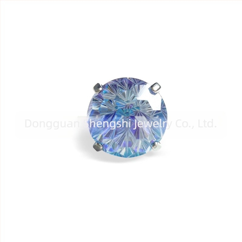 F136 Titanijski Gradient Fireworks Cut Zircon naušnice, usni piercing i jezični piercing, nakit za tijelo, G23 titan