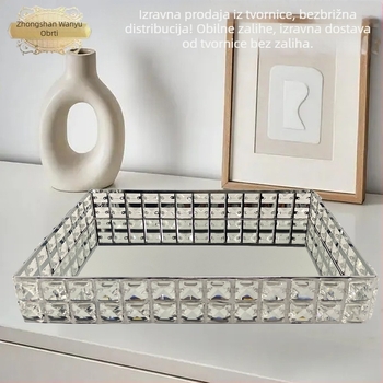 Staklena posuda za voće, Light Luxury Retro stil, izlazak zima 2024, licencirana privatna marka