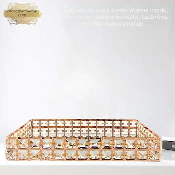 Staklena posuda za voće, Light Luxury Retro stil, izlazak zima 2024, licencirana privatna marka