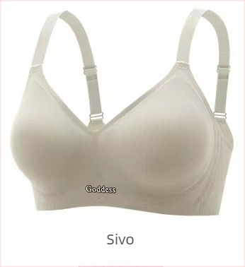 Caidanqi 196 Sportski grudnjak s 3/4 šalice, tanak oblikovan košarica, Ice Silk nylon smjesa, fiksne naramenice, stražnje tri redovi kukica