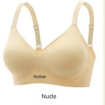 Caidanqi 196 Sportski grudnjak s 3/4 šalice, tanak oblikovan košarica, Ice Silk nylon smjesa, fiksne naramenice, stražnje tri redovi kukica