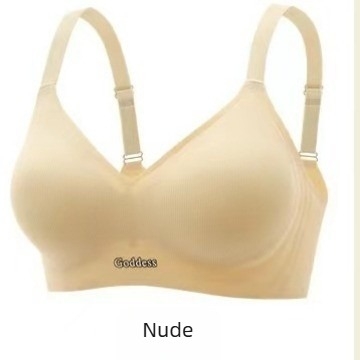 Caidanqi 196 Sportski grudnjak s 3/4 šalice, tanak oblikovan košarica, Ice Silk nylon smjesa, fiksne naramenice, stražnje tri redovi kukica