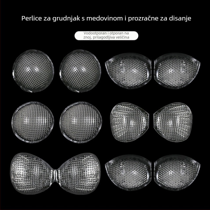 Silikonske grudne jastučiće, debeli, prozračni, samoljepljivi umetci