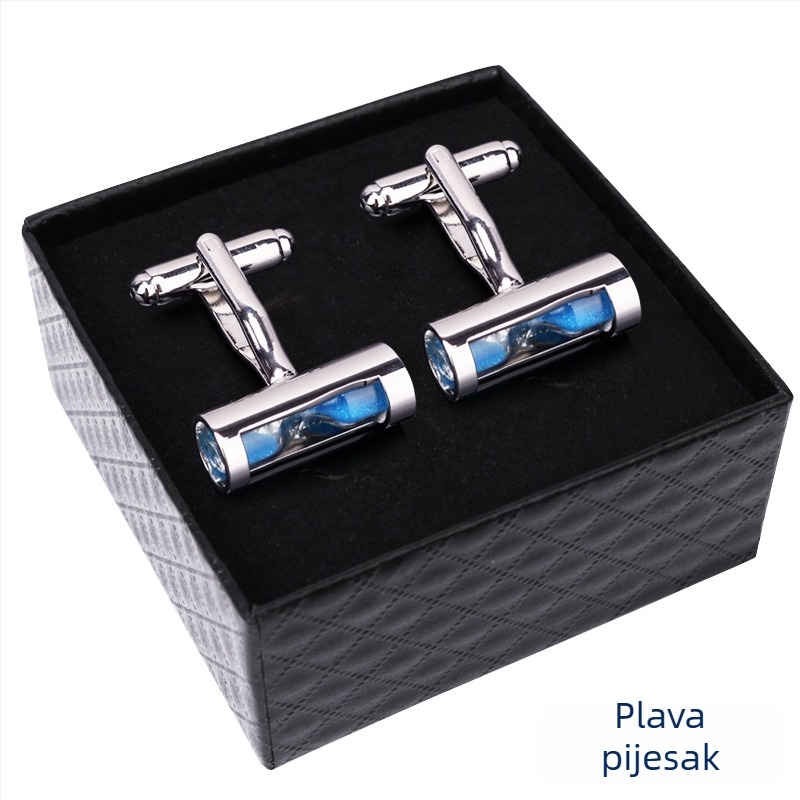 Kopče za manžetne (legura, jednostavan muški stil, geometrijski dizajn, elektroplatirano)