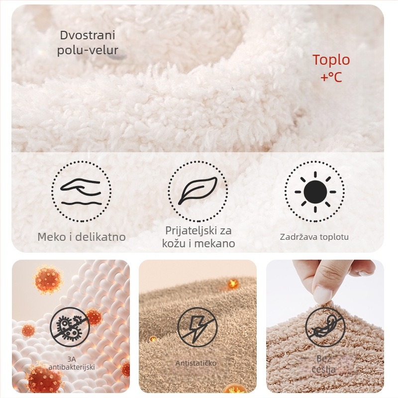 Lemon Baby unisex zimska kapa s integriranim šalom za vrat i zaštitom ušiju – pulover kapa za djecu od 6 do 72 mjeseca
