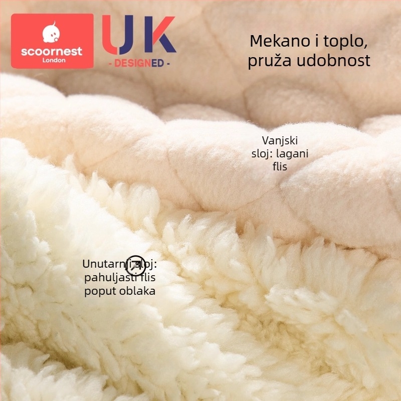 Dječja kapa Lei Feng zimi, flis podstava, zaštita ušiju, vjetrovita i topla, unisex