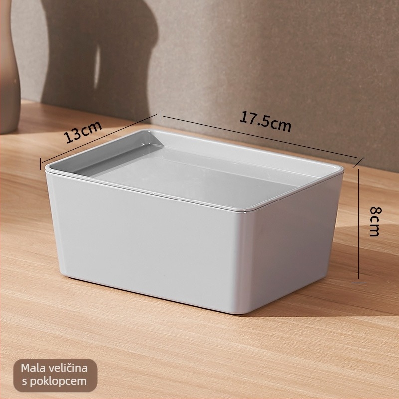 Xinqianxi plastična košara za pohranu - model 1301-1305, stolna kutija za pohranu