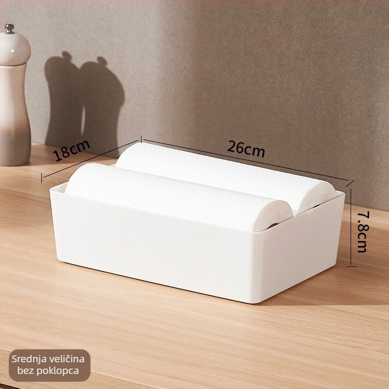 Xinqianxi plastična košara za pohranu - model 1301-1305, stolna kutija za pohranu