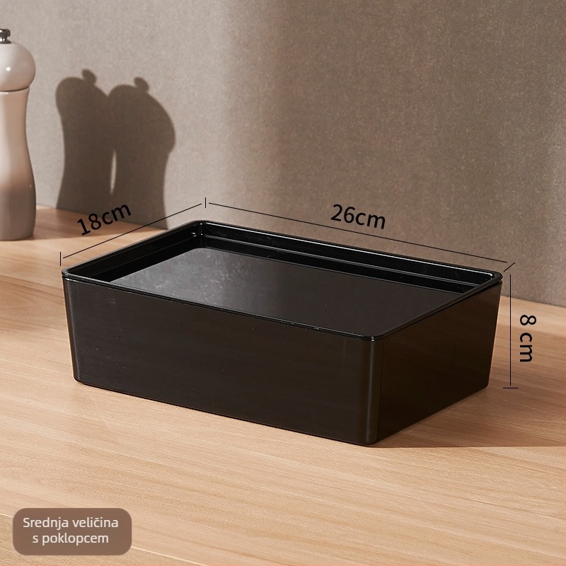 Xinqianxi plastična košara za pohranu - model 1301-1305, stolna kutija za pohranu