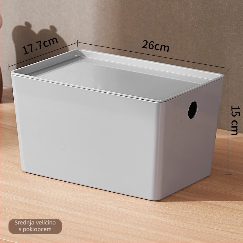 Xinqianxi plastična košara za pohranu - model 1301-1305, stolna kutija za pohranu