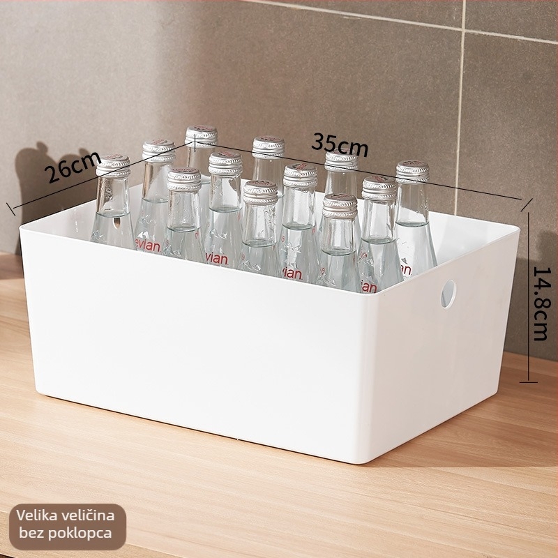 Xinqianxi plastična košara za pohranu - model 1301-1305, stolna kutija za pohranu