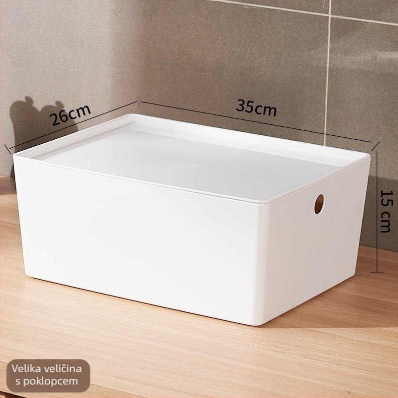 Xinqianxi plastična košara za pohranu - model 1301-1305, stolna kutija za pohranu