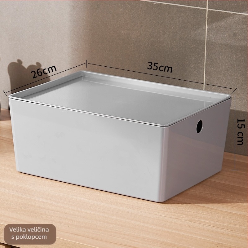 Xinqianxi plastična košara za pohranu - model 1301-1305, stolna kutija za pohranu