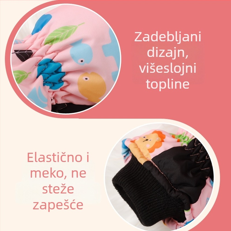 Dječje skijaške rukavice, uzrast 3–10 godina, zima, unisex, tople i vodootporne