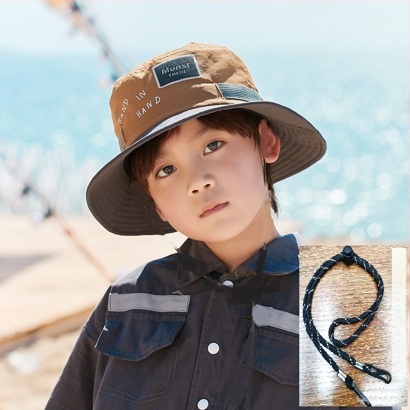 Dječja bucket kapa s широким обodom - podesiva, zaštita od sunca, brzo suši, prozračna, mješavina pamuka i poliestera