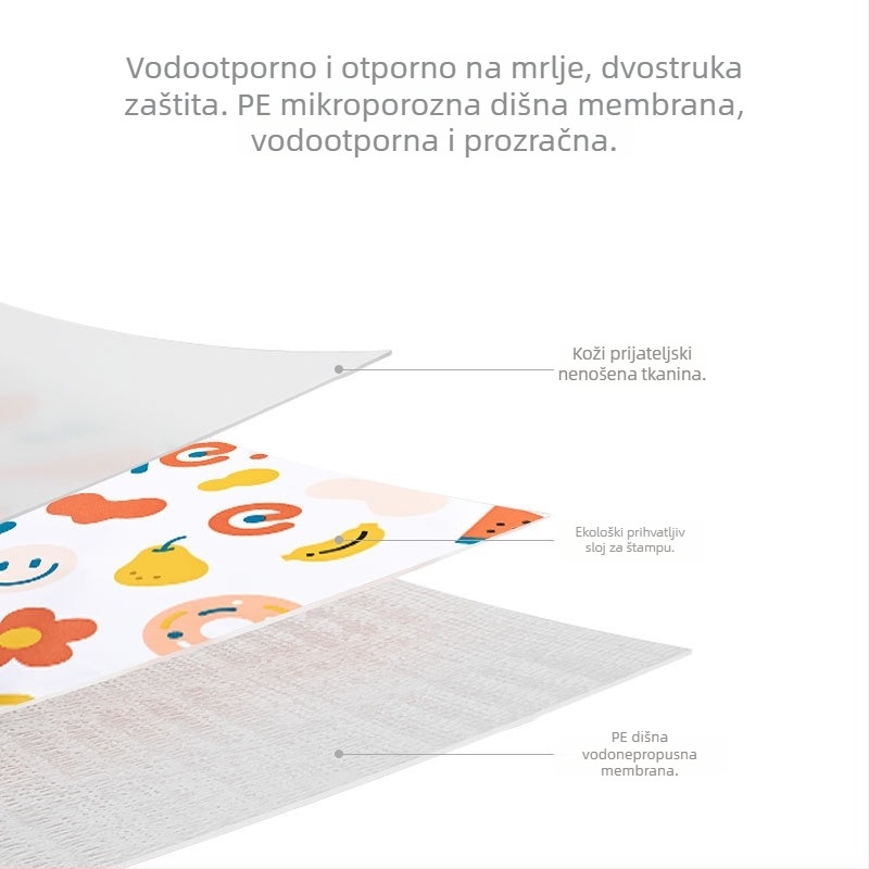 Jednokratne rukavne navlake za djecu – tkanina, otporne na prašinu, s otisnutim logom, pakiranje 240 komada