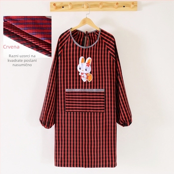 Pregača s rukavima, pamukasta tkanina, protiv ulja i zaprljanja, crtić stil, uzorak crtić/anime