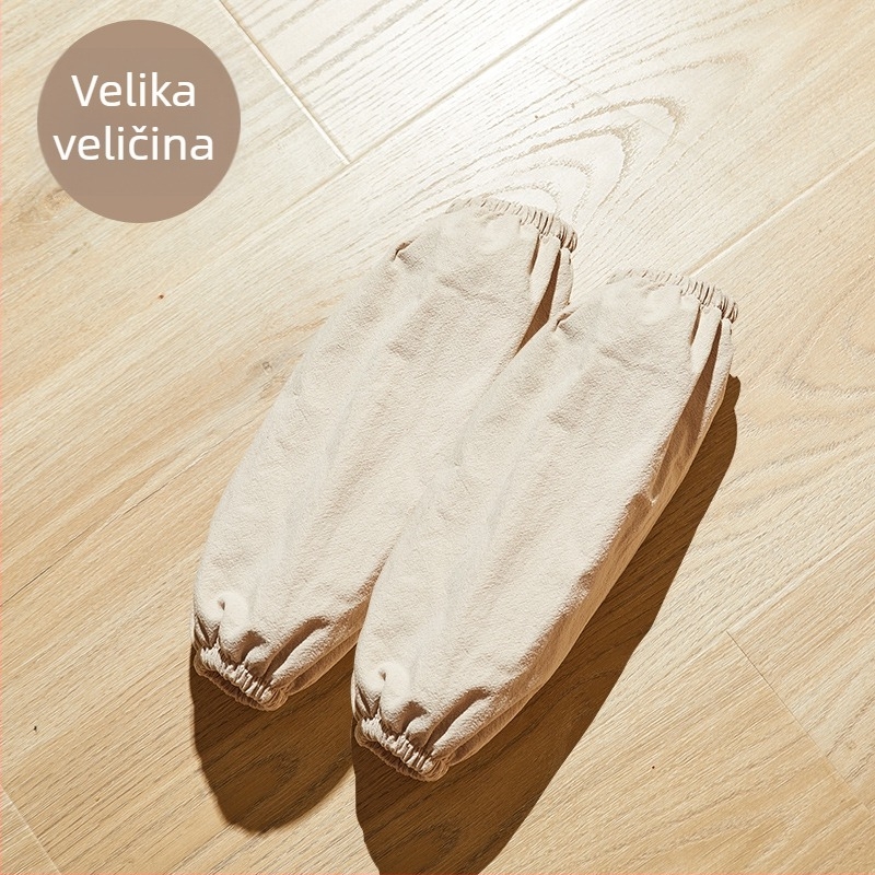 Prsluk s rukavima od pamuka i lana – zaštita od prljavštine, jednostavan stil za posao