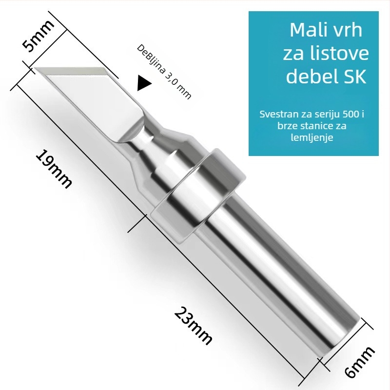 205H unutarnje grijanje vrh za spajanje, potkova-oblika oštrice, konstantna temperatura 500, USB automatska spajalica
