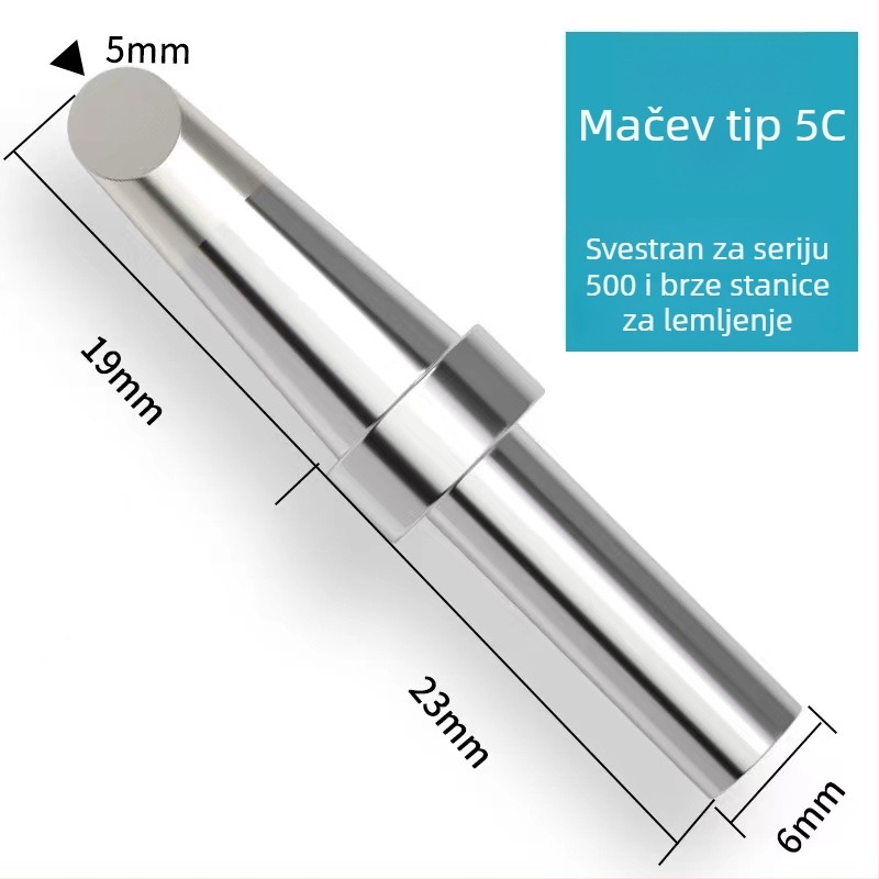 205H unutarnje grijanje vrh za spajanje, potkova-oblika oštrice, konstantna temperatura 500, USB automatska spajalica