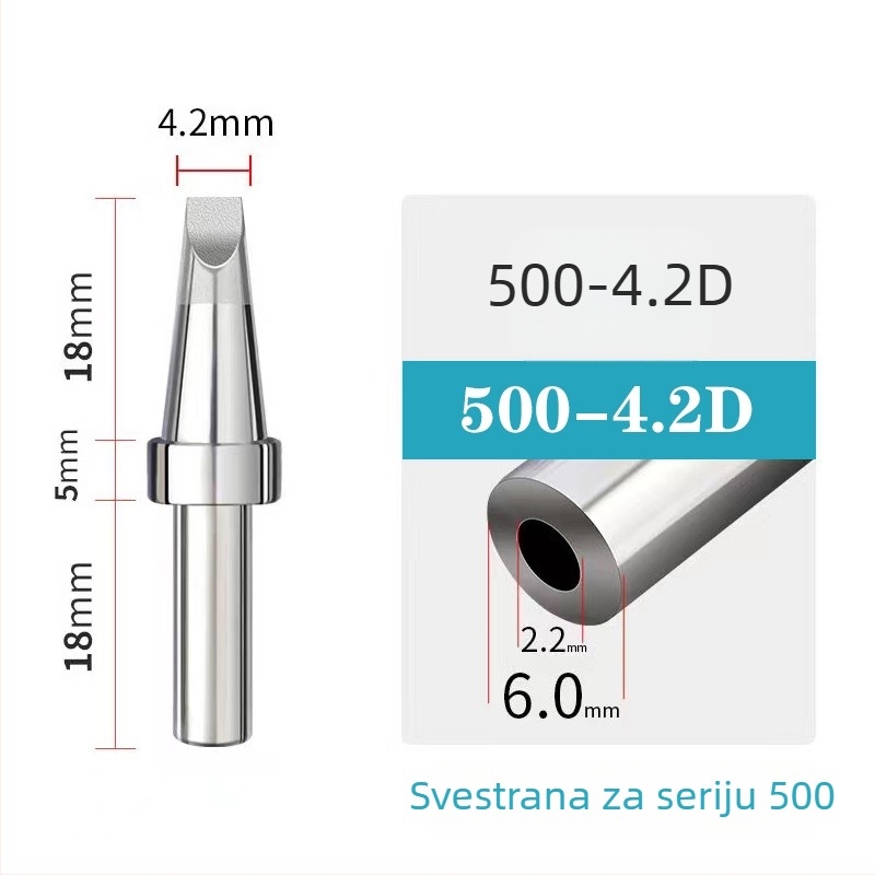 205H unutarnje grijanje vrh za spajanje, potkova-oblika oštrice, konstantna temperatura 500, USB automatska spajalica