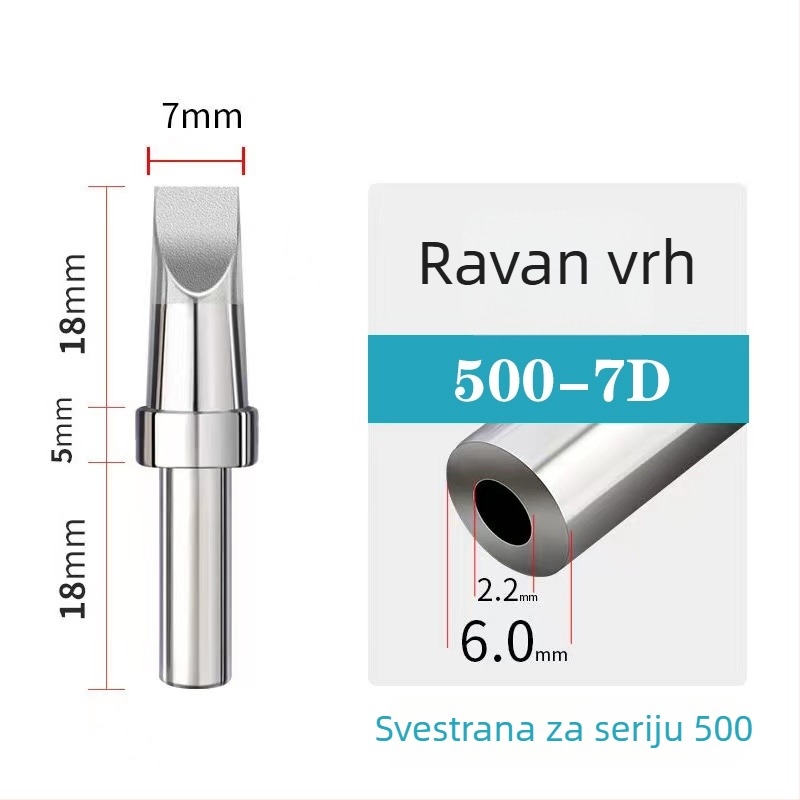 205H unutarnje grijanje vrh za spajanje, potkova-oblika oštrice, konstantna temperatura 500, USB automatska spajalica
