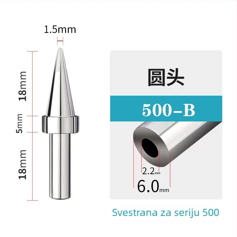 205H unutarnje grijanje vrh za spajanje, potkova-oblika oštrice, konstantna temperatura 500, USB automatska spajalica