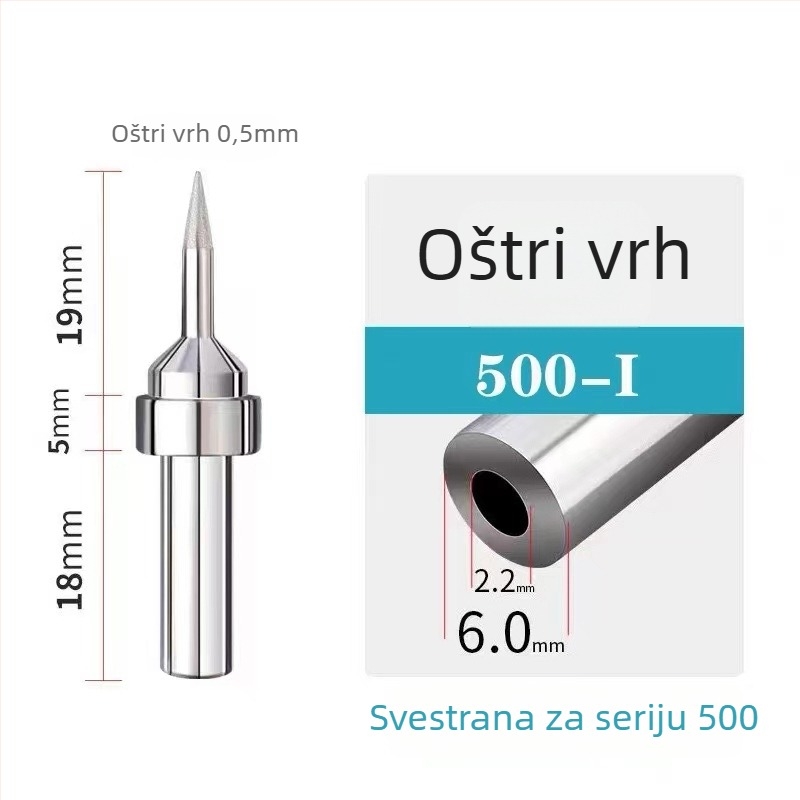 205H unutarnje grijanje vrh za spajanje, potkova-oblika oštrice, konstantna temperatura 500, USB automatska spajalica