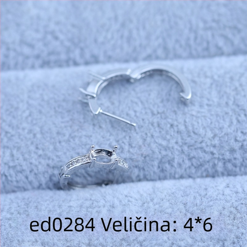 Naušnice, bakar, elektroplatirano, geometrijski dizajn, korejski stil, proljeće 2025